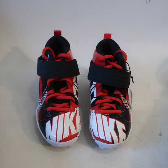 NWOB Boys Nike Force Trout 7 Keystone BG CQ7642 001 Baseball Cleat Sneakers 3Y - Picture 1 of 9